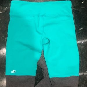 Alo goddess legging teal size small